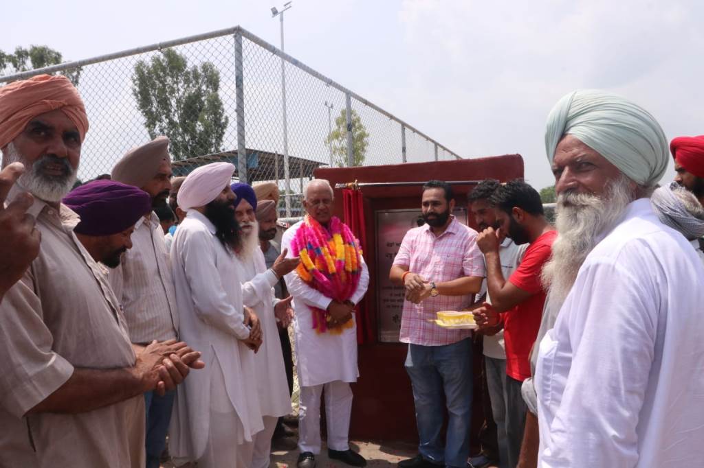 Sports Stadium Constructed at a Cost of Around Rs 33 Lakh Dedicated to the Public at Chural Khurd